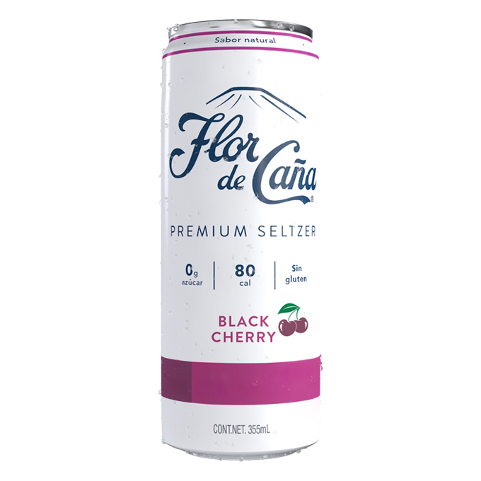 FLOR DE CANA SELTZER BLACK CHERRY